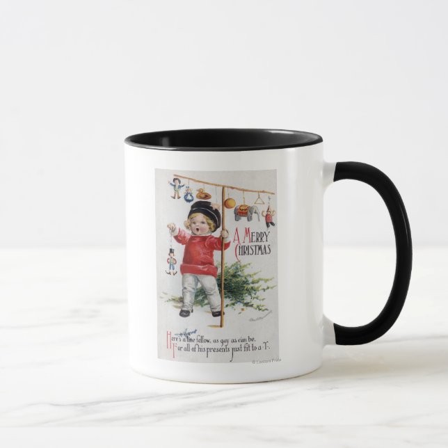 Little Boy Showing His Gifts Mug (Right)