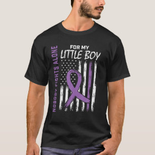 Little Boy Son Epilepsy Awareness American Flag Gi T-Shirt