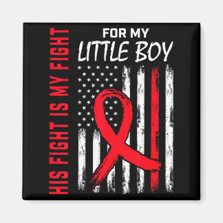 Little Boy Son Heart Disease Awareness Month Produ Magnet
