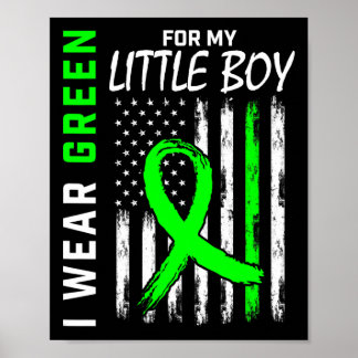 Little Boy Son Kidney Disease Cerebral Palsy Aware Poster