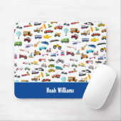 Little Boy Things That Move Vehicle Car Kid Mouse Pad (With Mouse)