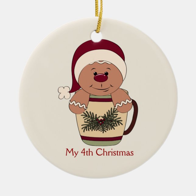 Little Boy's Gingerbread Ornament (Front)