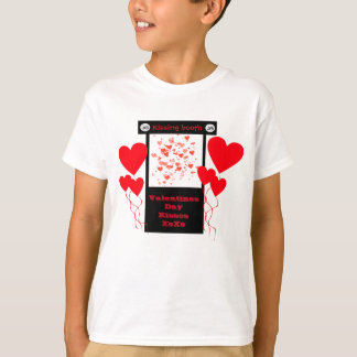 Little Boys Kissing Booth Valentines Day Shirt