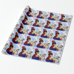 Little Boys, Snails and Puppy Dogs (Personalized) Wrapping Paper