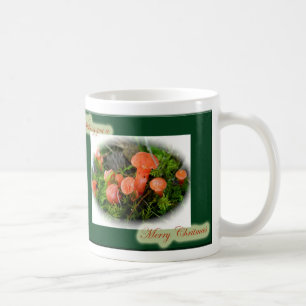 Little Bright Mushrooms Christmas Mug