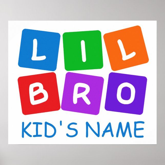 Little Bro custom poster (Front)