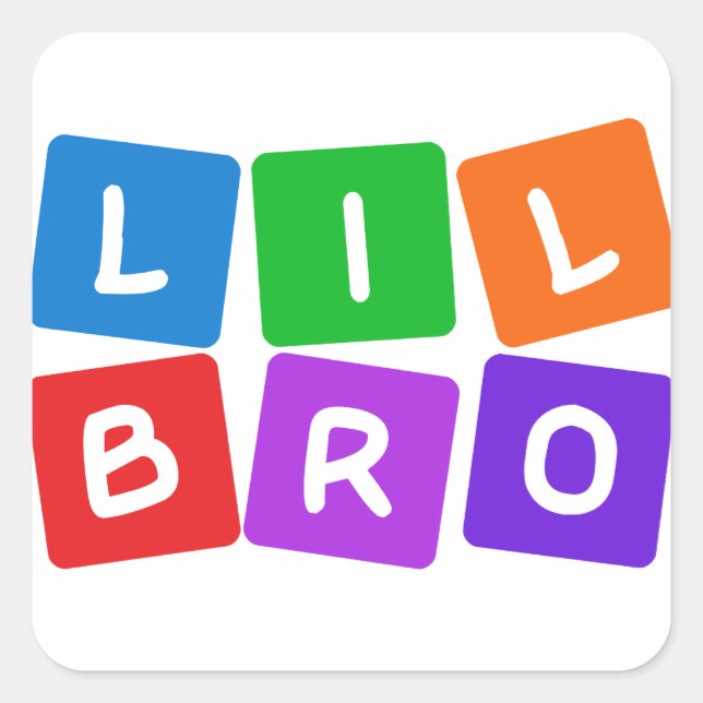 Little Bro stickers (Front)