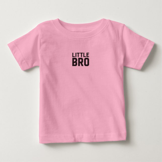 Little Bro Toddler Tee – Tiny But Mighty Vibes! (Front)