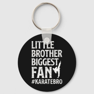 Little Brother Biggest Fan Karate Bro Proud Karate Key Ring