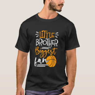 Little Brother Biggest Fan Sketll T-Shirt