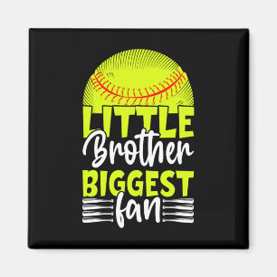 Little Brother Biggest Fan Softll, Softll Boys _1 Magnet