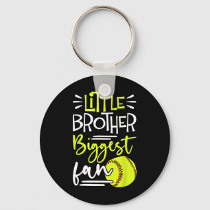 Little Brother Biggest Fan Softll, Softll Boys _3 Key Ring