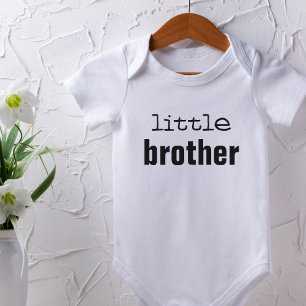 Little Brother Birth Announcement Baby Bodysuit