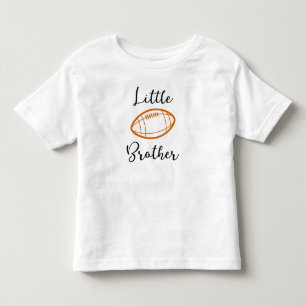 Little Brother ~ Brother Designs Football Toddler T-Shirt