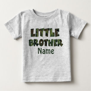 Little Brother Camo Personalised Shirt
