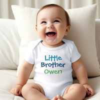 Little Brother Colourful Monogram Boys