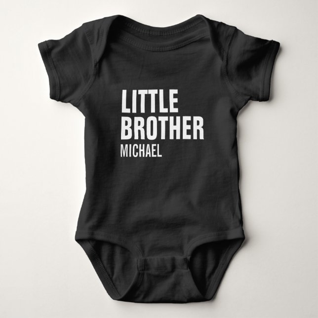Little Brother Custom Baby Bodysuit (Front)