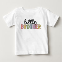 Little Brother Cute Matching Siblings Baby T-shirt