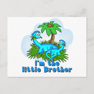 Little Brother Dinosaurs Postcard