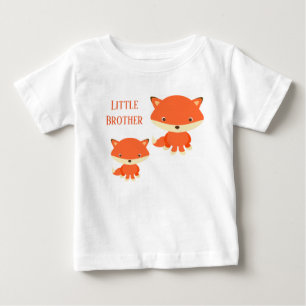 Little Brother Foxes Baby T-Shirt