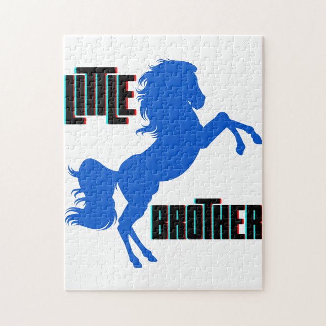 Little Brother Horse Rearing Jigsaw Puzzle (Vertical)