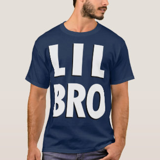 Little Brother LIL BRO Fun Family Sibling Simple T T-Shirt