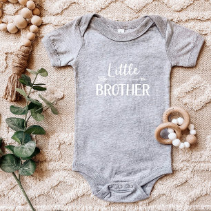 Little Brother   Matching Sibling Family Baby Bodysuit