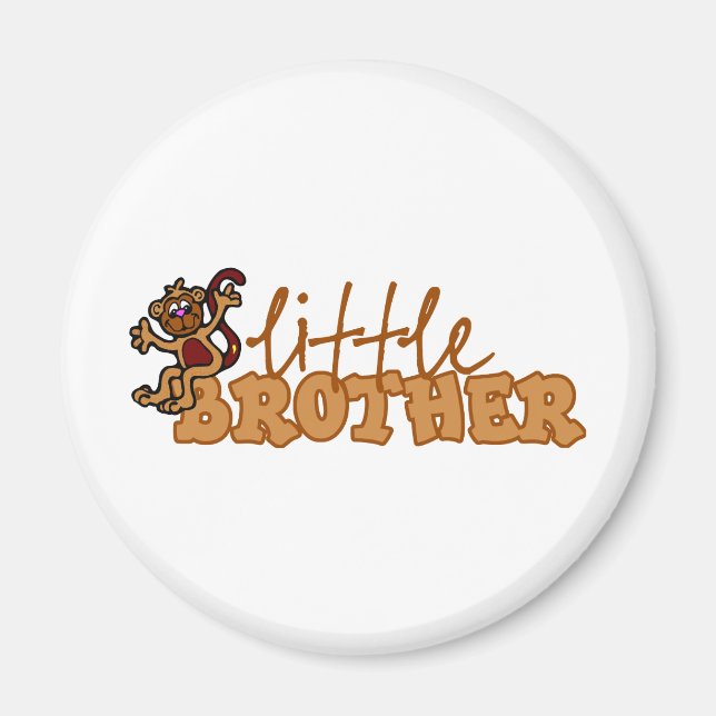 Little Brother Monkey Magnet (Front)