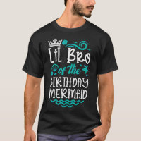 Little Brother of The Birthday Mermaid Cute B-Day 