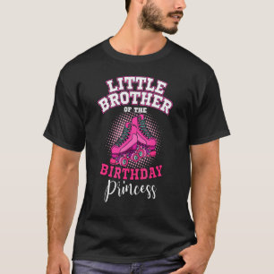 Little Brother Of The Birthday Princess Roller Ska T-Shirt