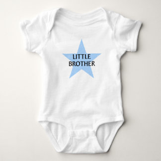 Little Brother on a blue star shirt