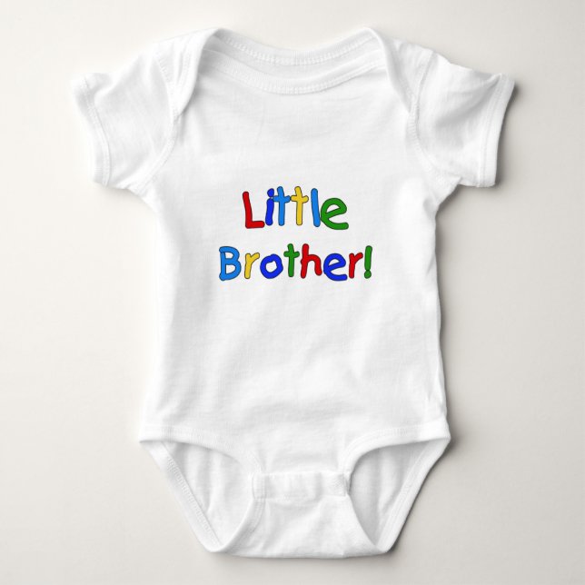 Little Brother Primary Colours Tshirts and Gifts (Front)