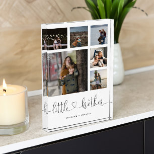 Little Brother Script Brother Gift Photo Collage