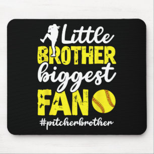 Little Brother Softll Pitcher Brother Softll Pitch Mouse Pad