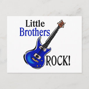 Little Brothers Rock! Postcard