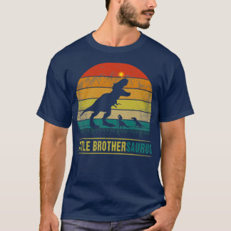 Little BrotherSaurus Dinosaur  For Dad From Daught T-Shirt