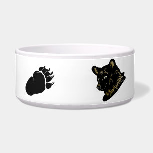 little brown Baer Pet Bowl