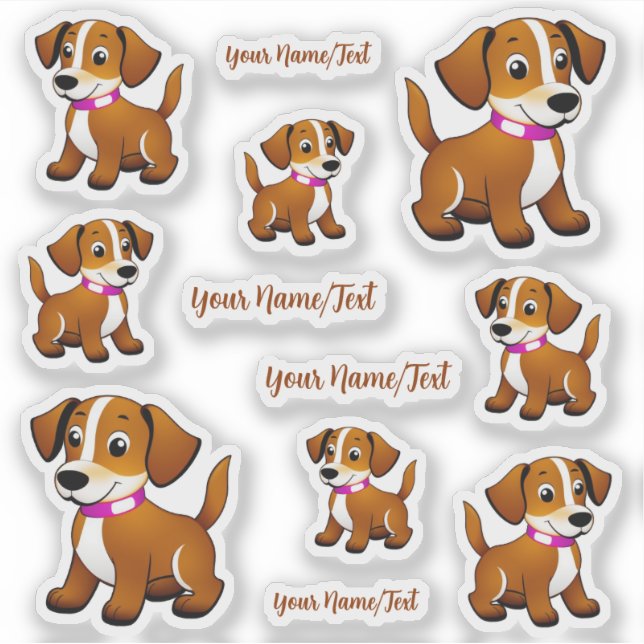 Little brown dog, standing -  (Front)