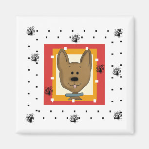 Little Brown Doggie Tshirts and Gifts Magnet