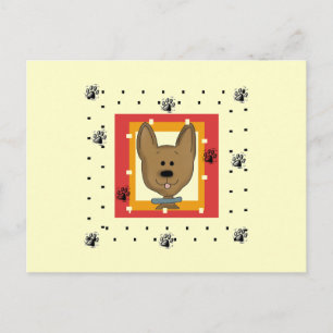 Little Brown Doggie Tshirts and Gifts Postcard