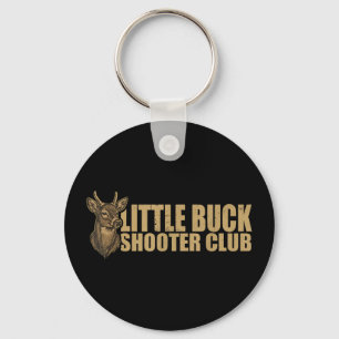 Little buck shooter club deer hunting bowhunter key ring