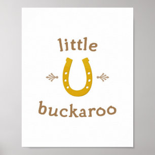 Little Buckaroo Wall Art Print 8x10