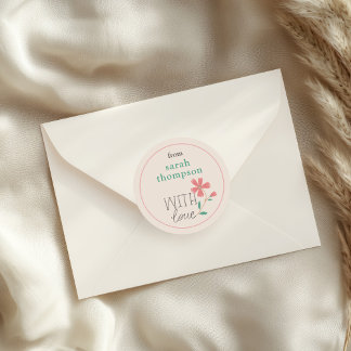 Little Bud Floral Hand Lettering Stickers