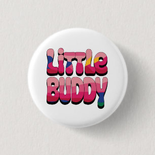 little buddy 3 cm round badge