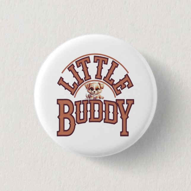 Little Buddy 3 Cm Round Badge (Front)