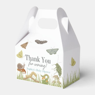 Little Bug Insects Mushroom Boy Baby Shower Favour Box