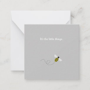 Little Bumble Bee Thank You Note Card