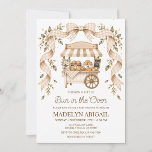 Little Bun in the Oven Baking Coquette Baby Shower Invitation