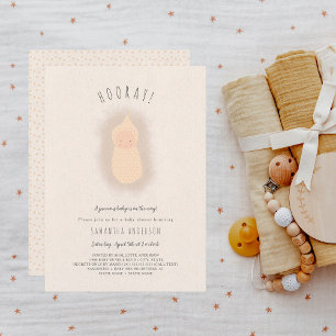 Little Bundle neutral gender Baby Shower Invitation