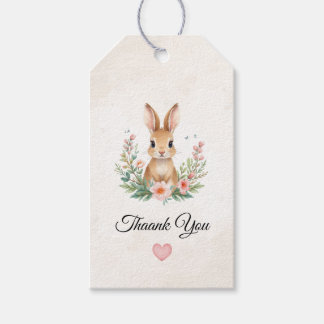 Little Bunny Baby Shower Favour Tag